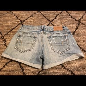 American Eagle Outfitters Shorts - Distressed Denim Roll Up Shorts, Size 2 American Eagle Outfitters Shorts - Distressed Denim Roll Up Shorts, Size 2